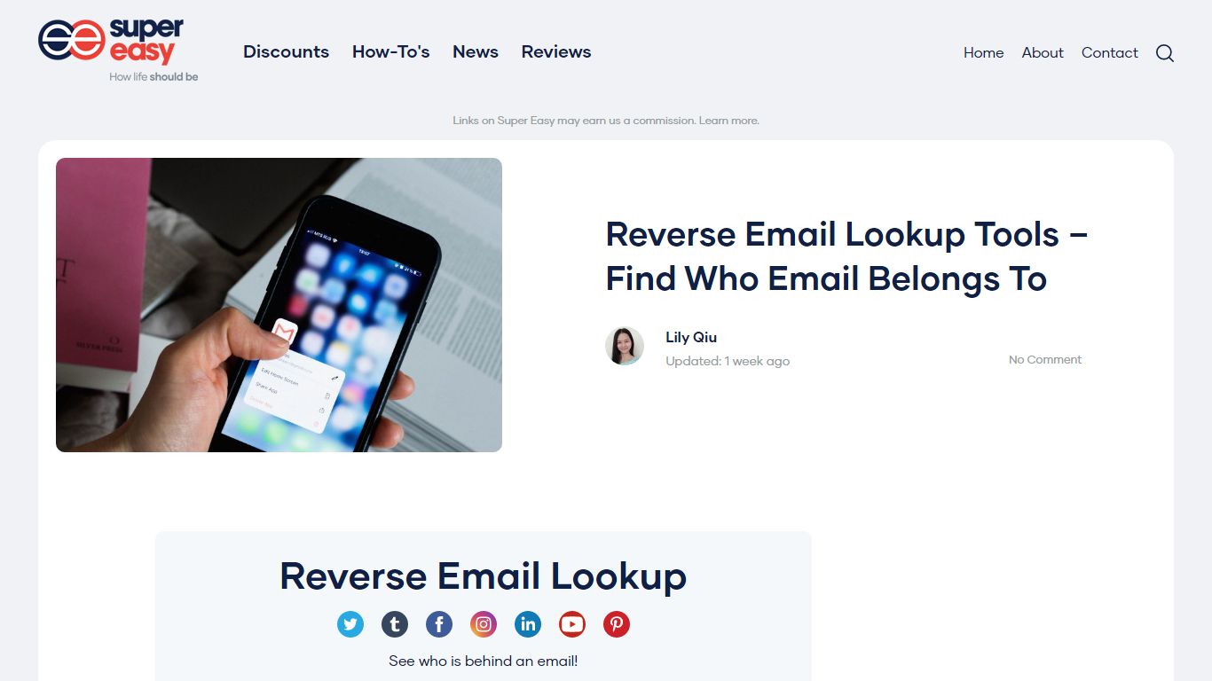 Reverse Email Lookup Tools – Find Who Email Belongs To